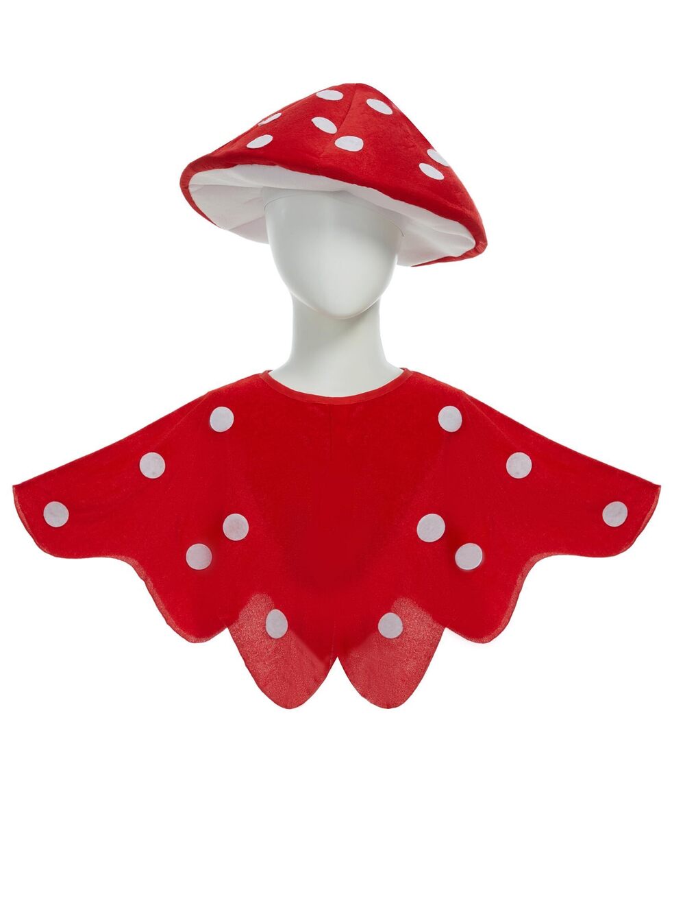 5093 MEOWCOS Mushroom Hat 2PCS Cosplay Costume Accessory Halloween Party